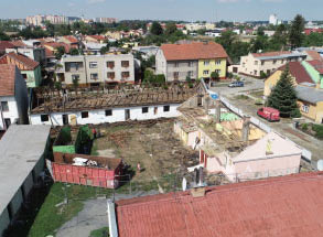Demolice a likvidace obytných domů Kroměříž 06