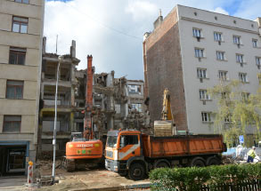 Demolice a likvidace budovy soudu v Brně 10